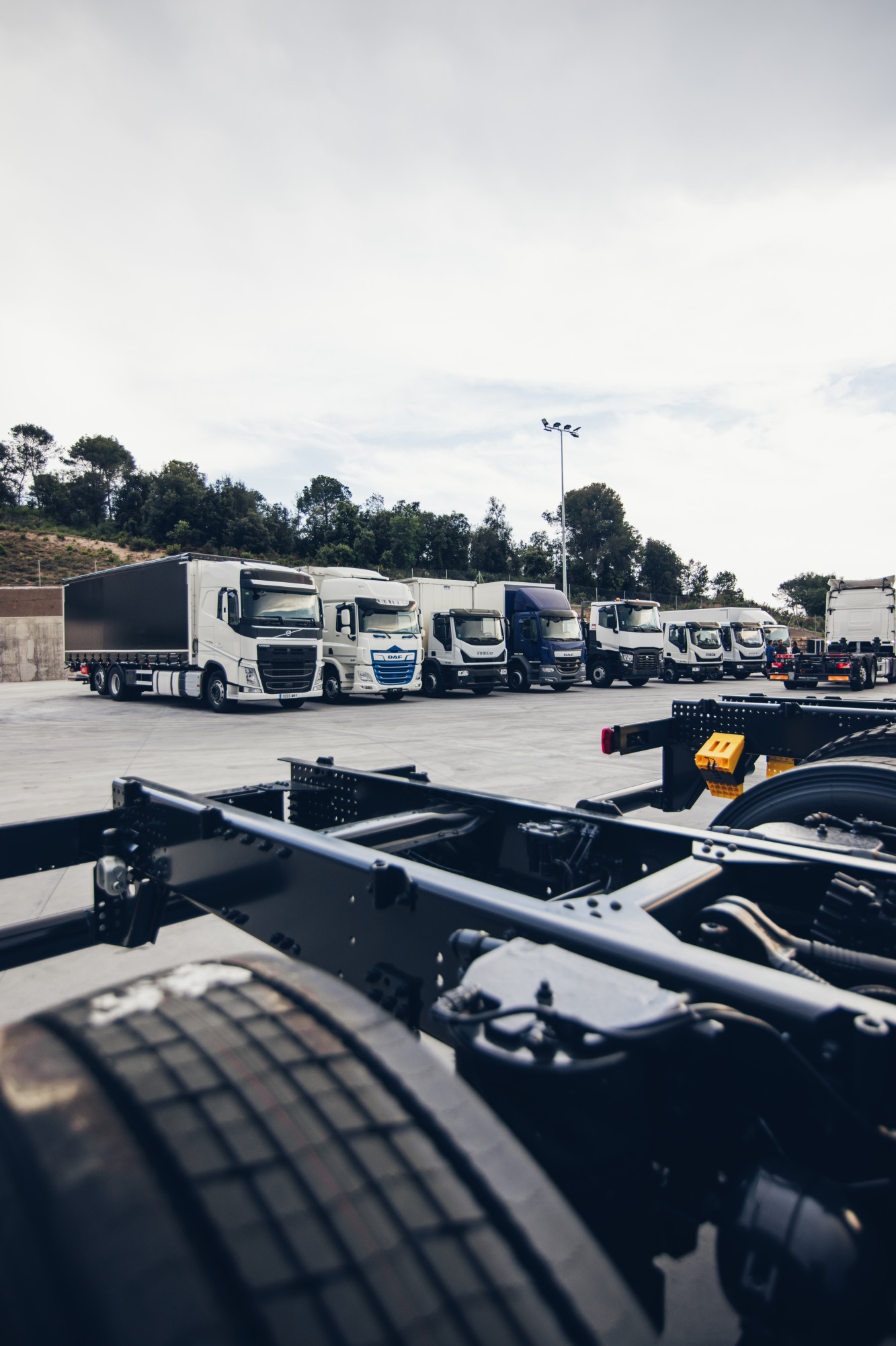 Entrada a las instalaciones de Rabert Trucks